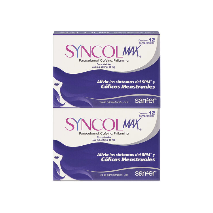 Syncol Max 2PK 650/60/15mg — Imagen 1 de 3