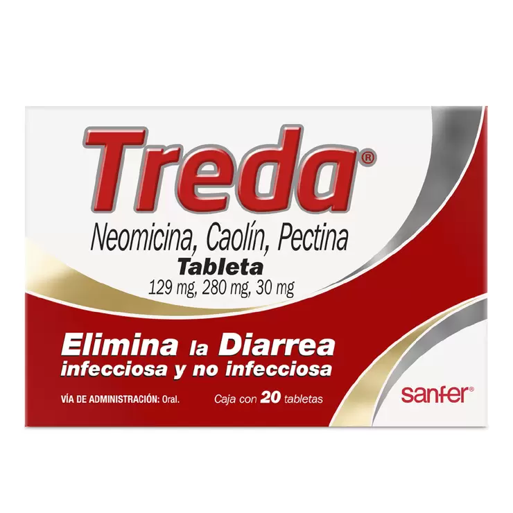Treda 129/280/30mg 20 Tabletas 2pk
