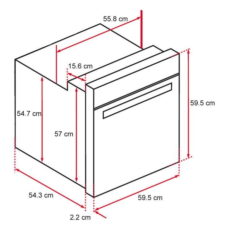 Horno a Gas Estático con Grill Eléctrico 60 Cm Teka — Imagen 4 de 4