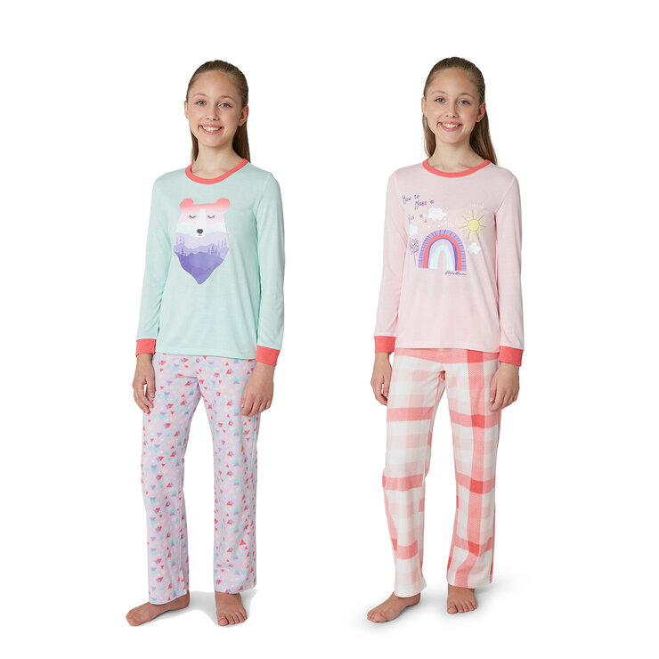 Eddie Bauer Pijama de 4 piezas para Niños y Niñas Varias Tallas y Colores — Imagen 1 de 4