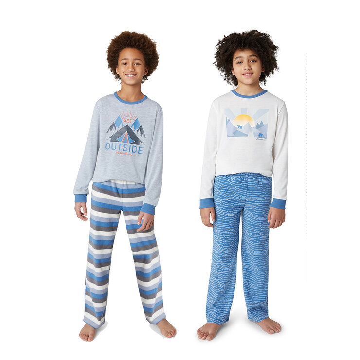 Eddie Bauer Pijama de 4 piezas para Niños y Niñas Varias Tallas y Colores — Imagen 3 de 4