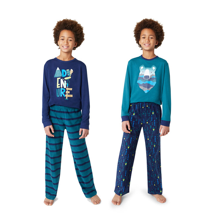 Eddie Bauer Pijama de 4 piezas para Niños y Niñas Varias Tallas y Colores — Imagen 4 de 4