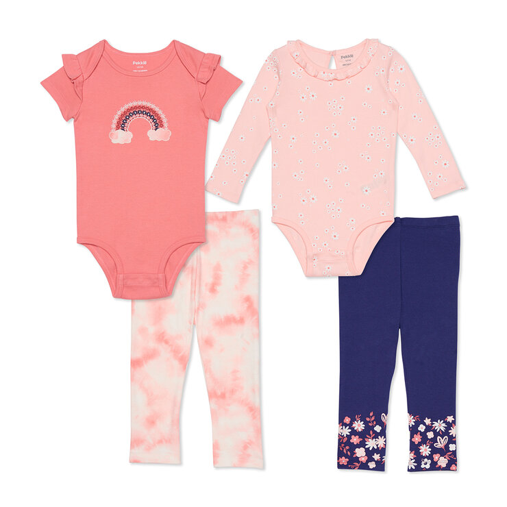 Pekkle Conjunto 4 piezas para Niñas Varias Tallas y Colores — Imagen 2 de 4