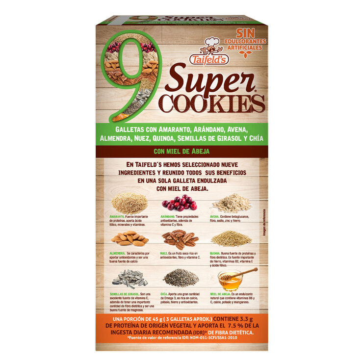 Taifelds Galletas de Trigo con Semillas y Nueces 630 g — Imagen 3 de 4