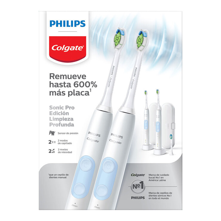 Philips Colgate, Cepillo de dientes Eléctrico SonicPro 40, 2 piezas — Imagen 4 de 4