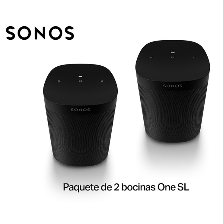 Sonos One SL Bocina WiFi Paquete de Dos  — Imagen 1 de 4