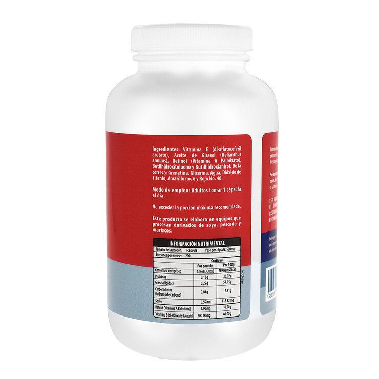 Naturagel Retinol con Vitamina E 200 cápsulas — Imagen 4 de 4