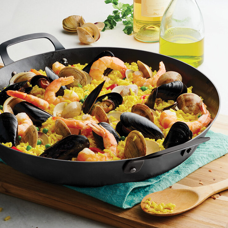 Tramontina Sartén de Paella de Acero al Carbono de 38.1cm — Imagen 1 de 4