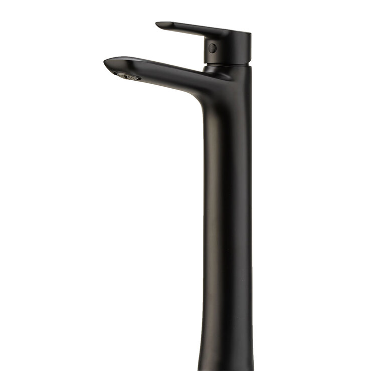 Rubinett, Grifo Monomando Alto de Baño Negro Mate — Imagen 1 de 4