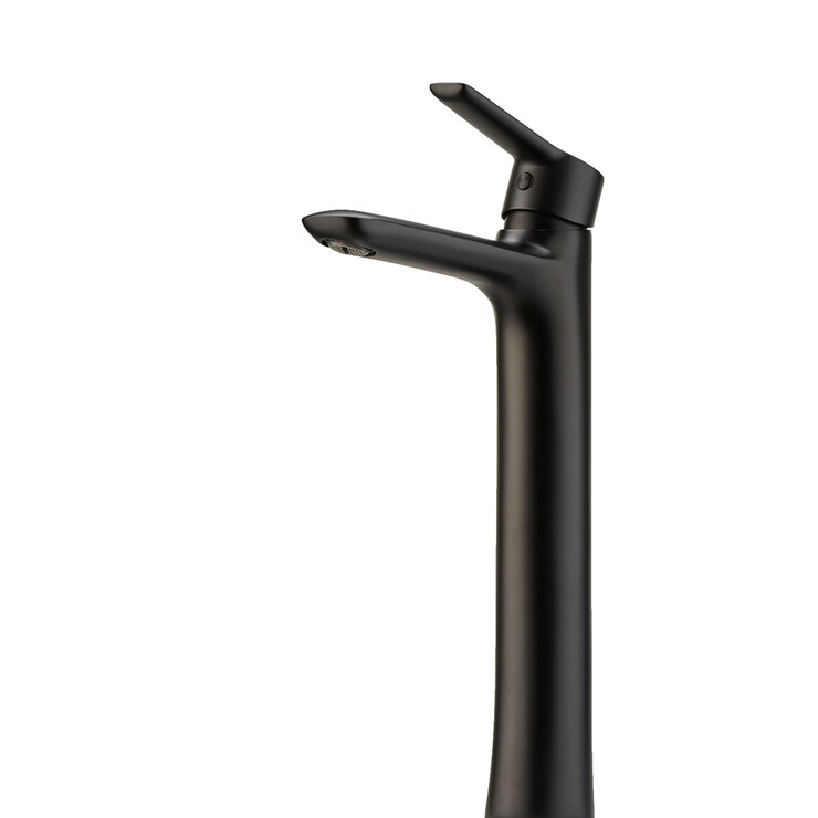 Rubinett, Grifo Monomando Alto de Baño Negro Mate — Imagen 2 de 4