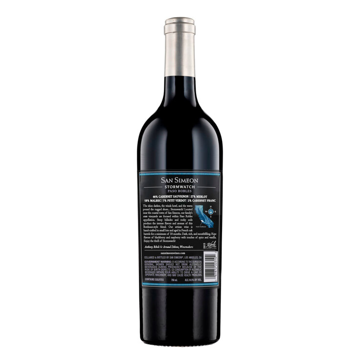 Vino Tinto San Simeon Stormwatch 750ml — Imagen 2 de 2