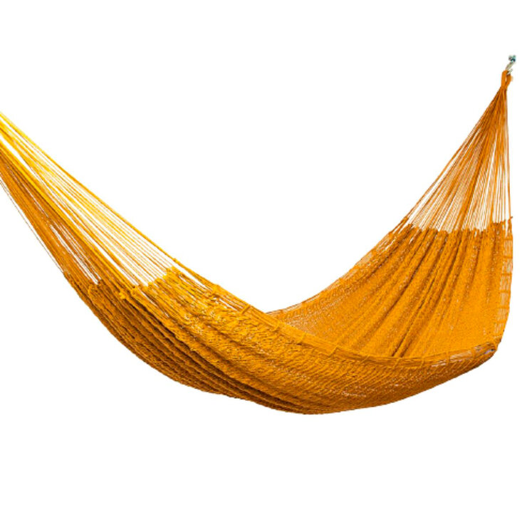 Arte Mayab, Hamaca Modelo Verano, Tamaño Doble, Color Curry — Imagen 2 de 4