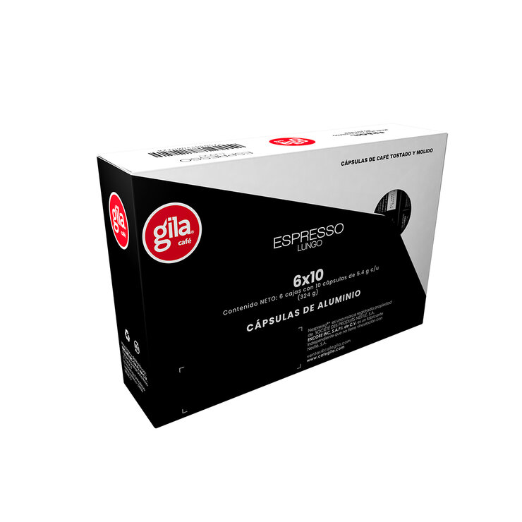 Café GILA Espresso Lungo 60 cápsulas compatibles con cafeteras Nespresso  — Imagen 1 de 4
