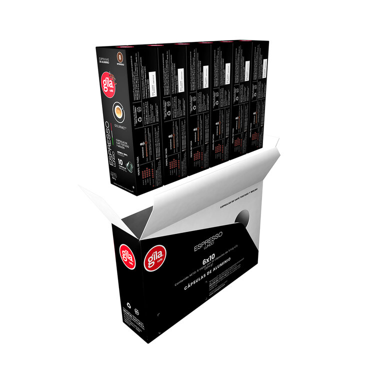 Café GILA Espresso Lungo 60 cápsulas compatibles con cafeteras Nespresso  — Imagen 2 de 4