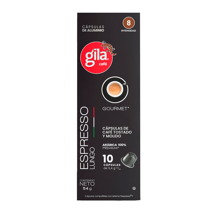 Café GILA Espresso Lungo 60 cápsulas compatibles con cafeteras Nespresso  — Imagen 3 de 4