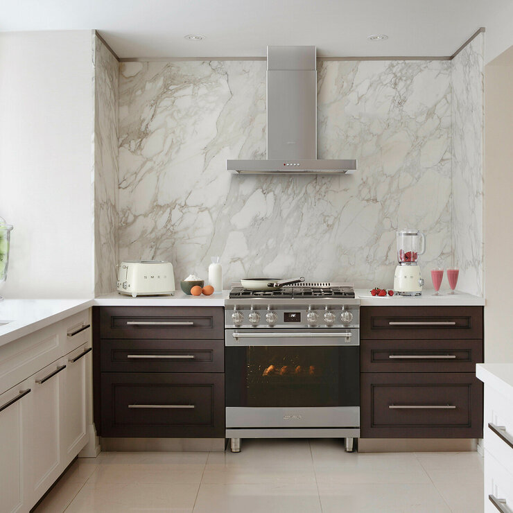 Estufa de piso 30” con 4 quemadores Smeg — Imagen 3 de 4