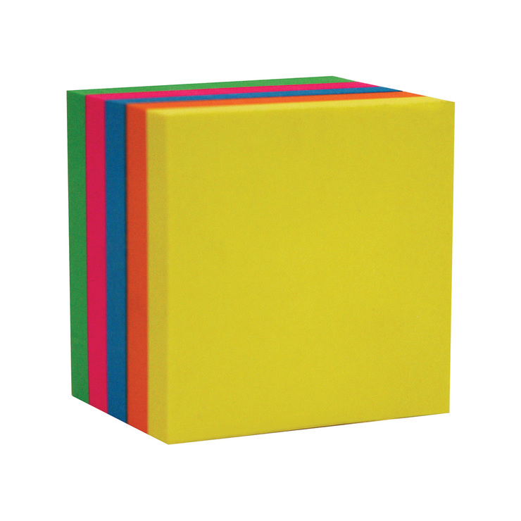 Oxford notas adhesivas 5.1 x 5.1cm color neón — Imagen 2 de 3