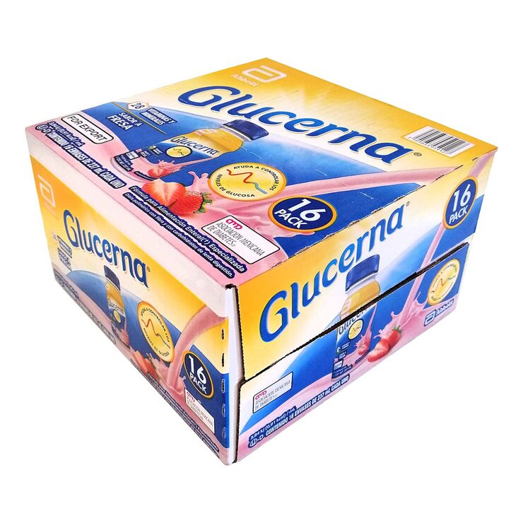 Glucerna Sabor Fresa Caja de 16 Envases de 237ml c/u — Imagen 3 de 4