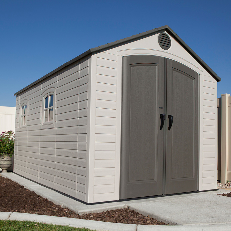 Lifetime cobertizo de 2.44m x 4.57m — Imagen 1 de 4