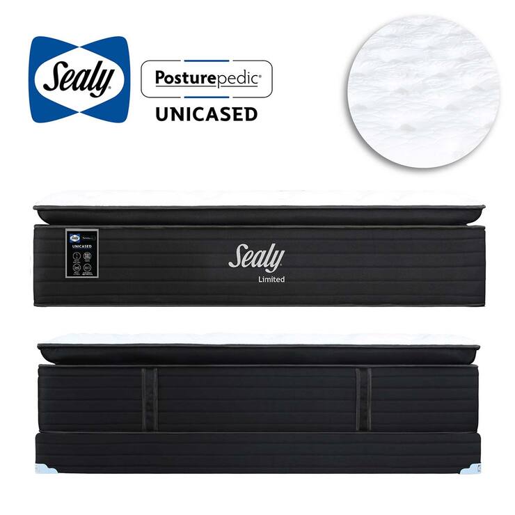 Sealy, Limited, colchón y box, queen size — Imagen 3 de 4