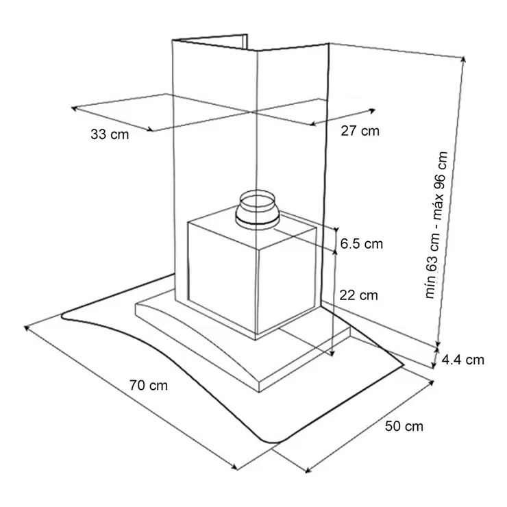 Campana 70 Cm Teka — Imagen 3 de 3