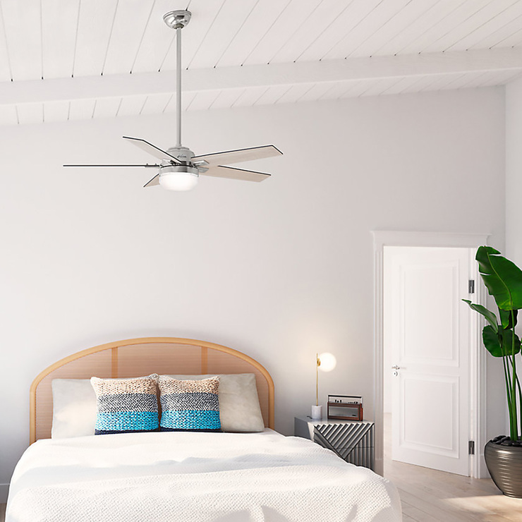 Hunter, Ventilador de Techo Apex 52" - Níquel Cepillado — Imagen 4 de 4