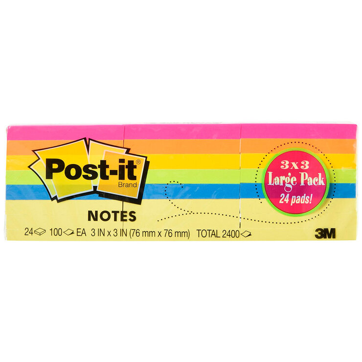 Post-it Notas Adhesivas 76 x 76mm 2,400 Hojas — Imagen 1 de 4