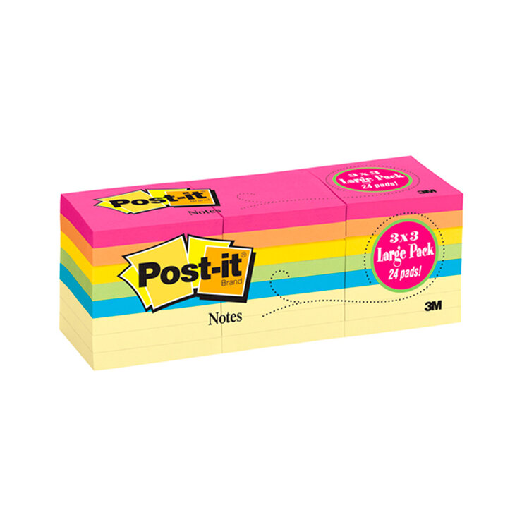 Post-it Notas Adhesivas 76 x 76mm 2,400 Hojas — Imagen 3 de 4
