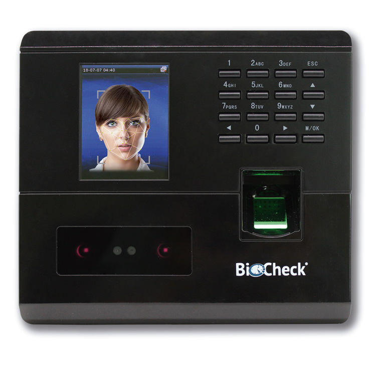BioCheck, Reloj Checador Híbrido Facial y Huella Digital para 75 Empleados — Imagen 1 de 3