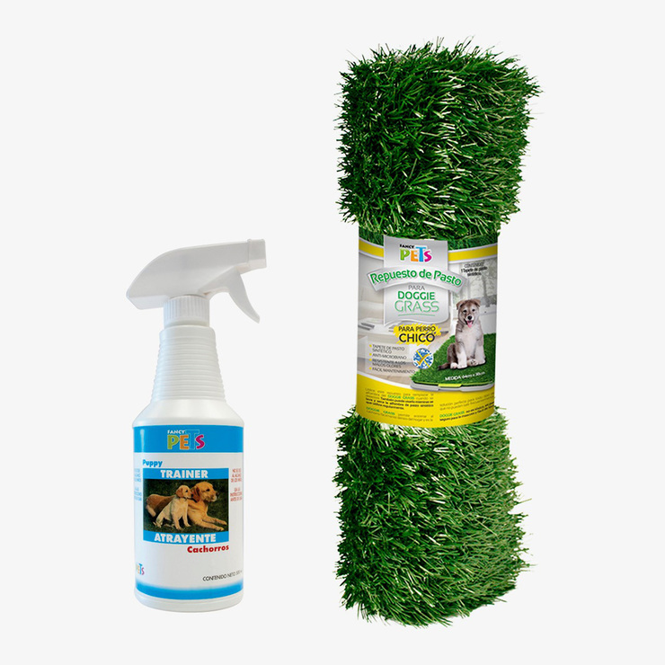 Fancy Pets Doggie Grass repuesto de pasto sintético chico  para perros  y atrayente para cachorros 500ml — Imagen 1 de 3