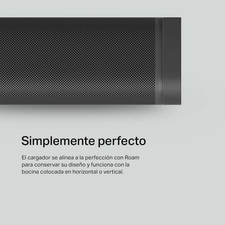 Sonos Roam Bocina Inalámbrica Inteligente Negro + Cargador inalámbrico — Imagen 4 de 4