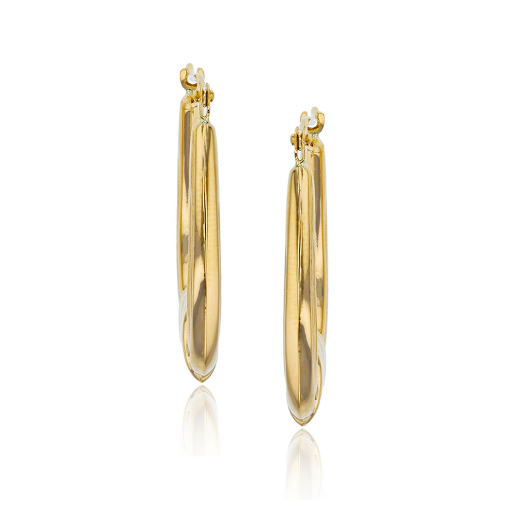 Aretes, Arracadas de Oro Amarillo de 14kt — Imagen 2 de 3