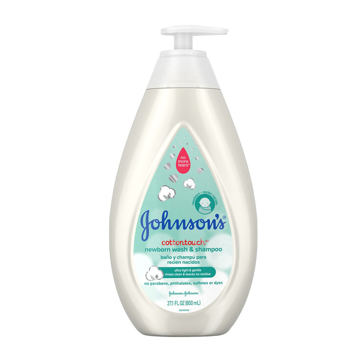  Johnson's Cottontouch Baño y Shampoo 800ml — Imagen 1 de 4