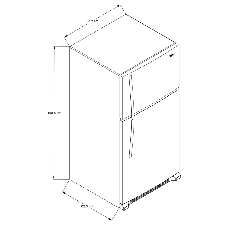 Refrigerador 21' Top Mount Whirlpool — Imagen 3 de 3