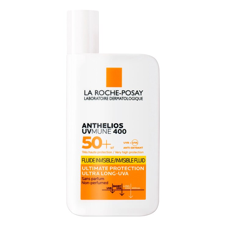 La Roche Posay Anthelios UV Mune 400 Fluido Invisible FPS50+ Sin Color 50ml — Imagen 2 de 3