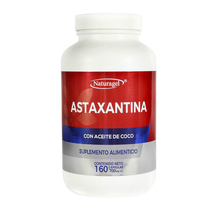Naturagel Astaxantina 160 Cápsulas — Imagen 1 de 2