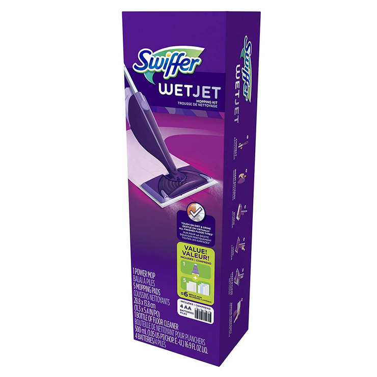 Swiffer Wet Jet Trapeador Power Kit de Inicio 4 Piezas — Imagen 1 de 2