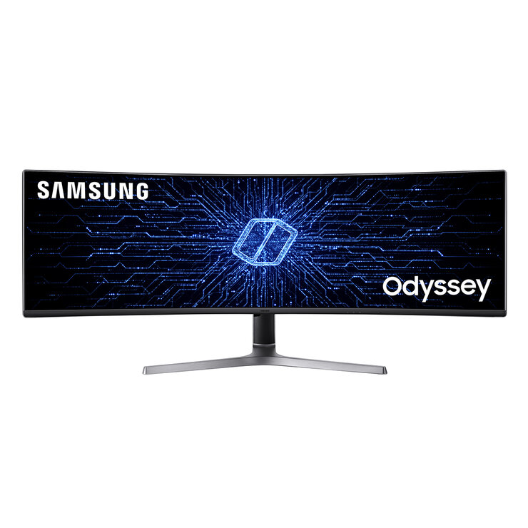 Samsung Odyssey 49" QLED Ultra Wide Curved Monitor — Imagen 1 de 4