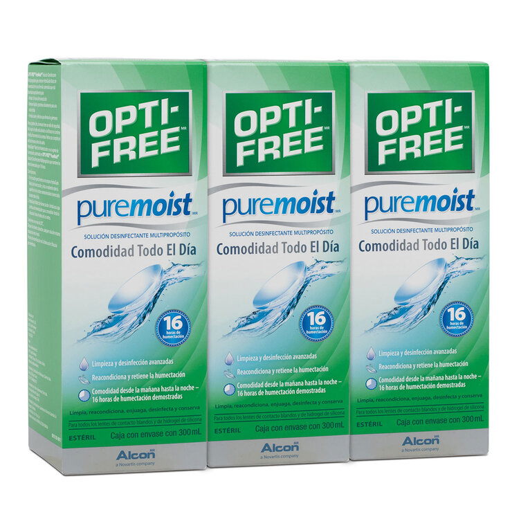 Opti-Free Pure Moist 3 de 300 ml — Imagen 3 de 3