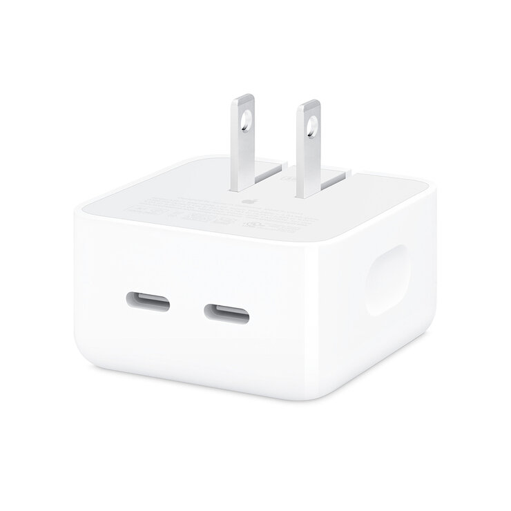 Apple Adaptador de corriente compacto de 35 W con dos puertos USB-C — Imagen 1 de 3
