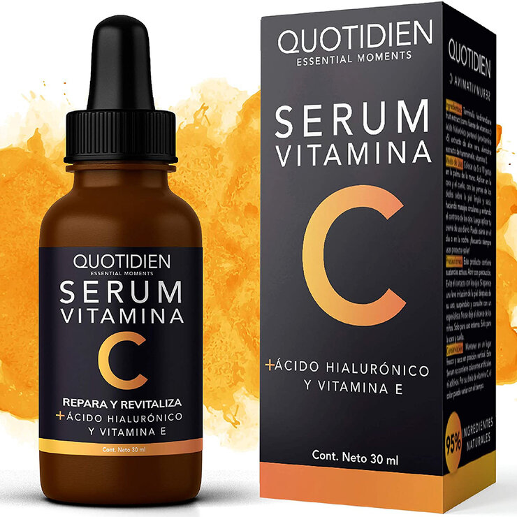 Quotidien Serum Facial con Vitamina C y Acido Hialuronico 30 ml — Imagen 1 de 4