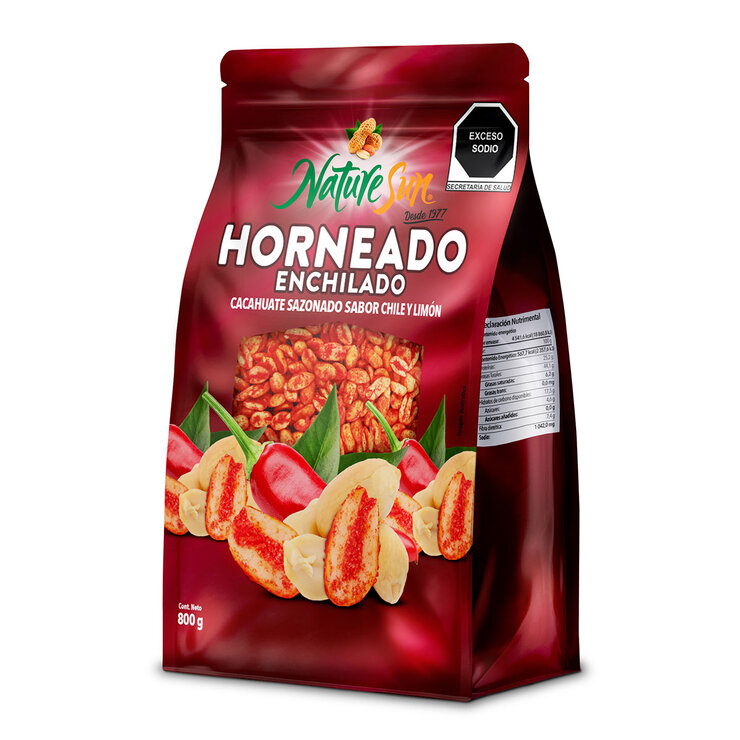 Nature Sun Cacahuates Enchilados 800 g — Imagen 2 de 4