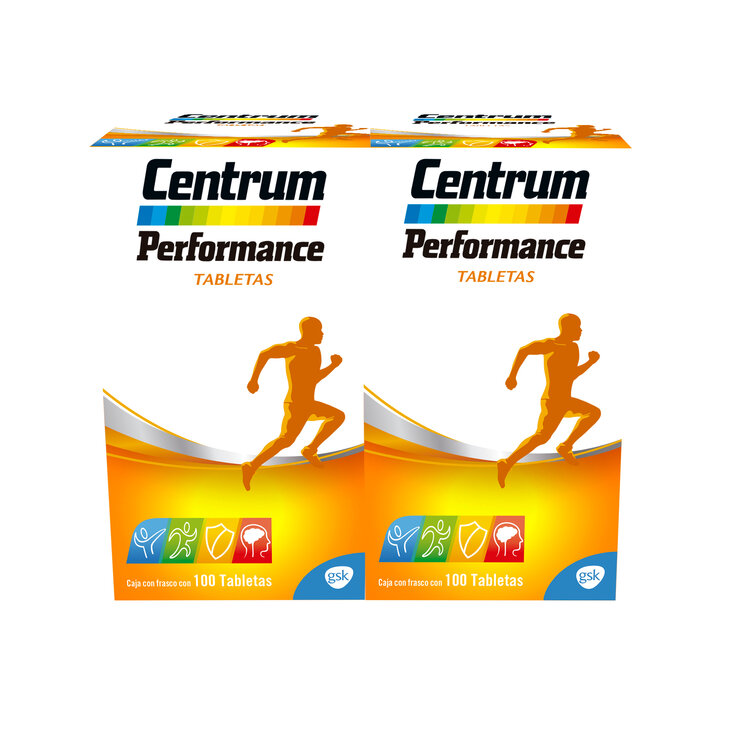 Centrum Performance Multivitamínico 2 Frascos con 100 tabletas c/u — Imagen 1 de 4