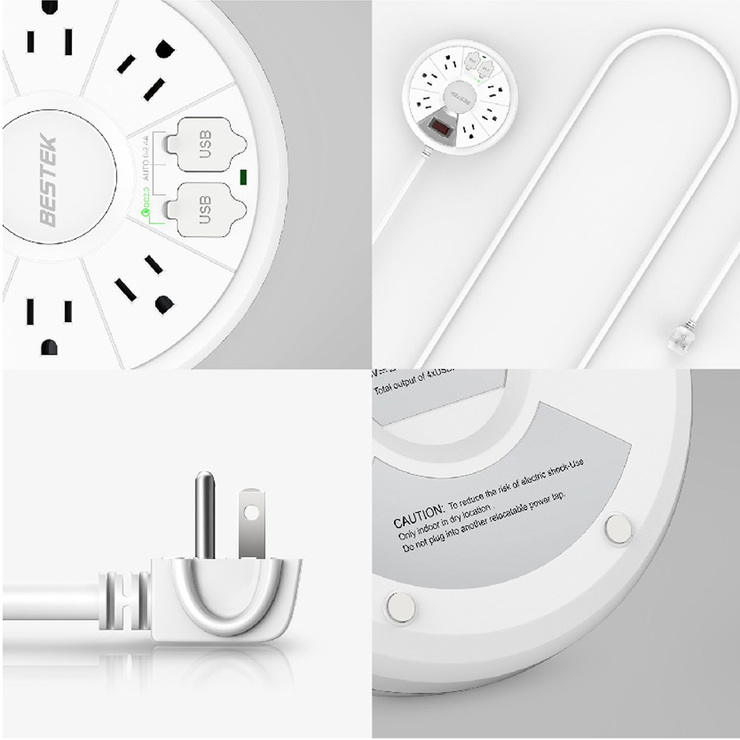 Bestek Supresor Multicontacto Circular — Imagen 3 de 4