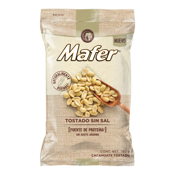 Mafer Cacahuate sin Sal 790 g — Imagen 1 de 4