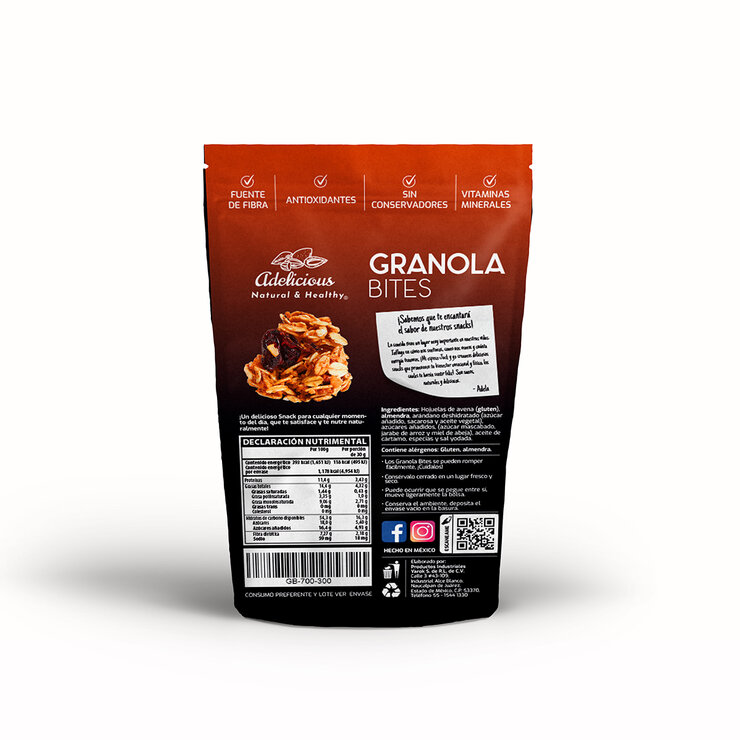 Adelicious Granola Crocante con Almendra y Arándano 300 g — Imagen 3 de 4