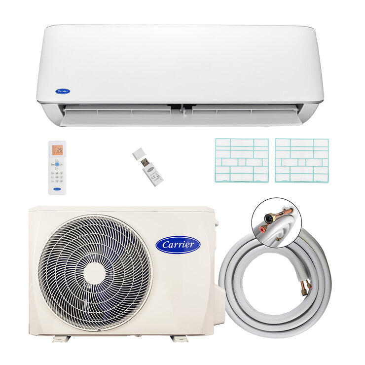 Carrier, Aire Acondicionado, Minisplit Inverter, Solo frío, 18,000 BTU, 19 SEER, 220V, con Wi-Fi — Imagen 3 de 3