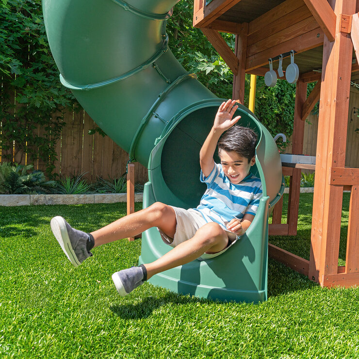 Kidkraft Juego de madera 2 en 1 Boulder Bluff — Imagen 4 de 4