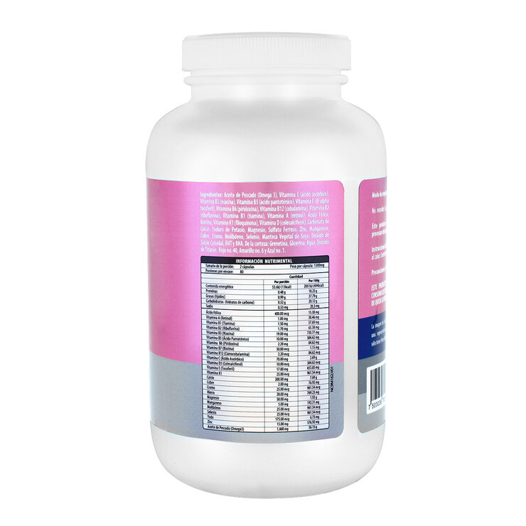 Naturagel Complemix 9 Meses con Omega 3 160 Cápsulas — Imagen 3 de 4