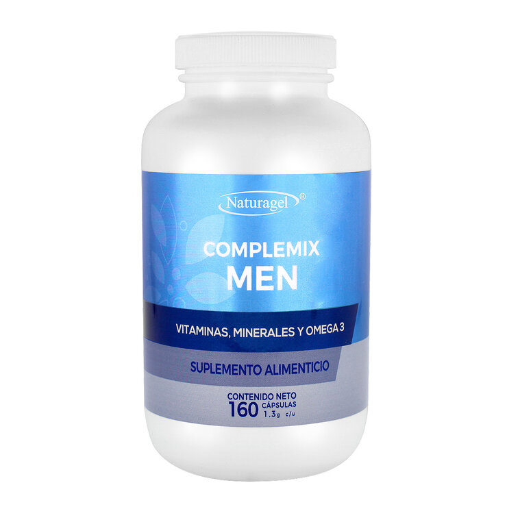 Naturagel Complemix MEN y Omega 3 160 Cápsulas — Imagen 1 de 4